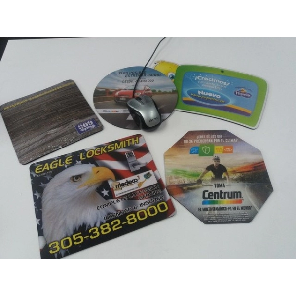 Pad Mouse plastificado, 22 x 18 cmts