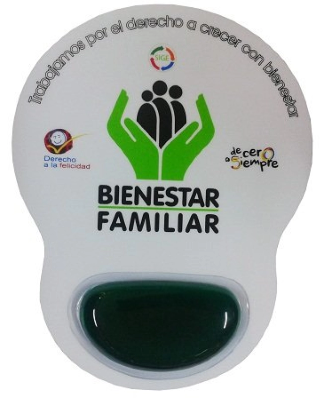 Mouse Pad Ergonómico con Apoya Muñecas en Gel, 24 x 20 cmts