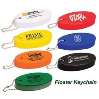 Llavero Flotador, elaborado en PU, tamaño 8 x 4 x 3 cmts