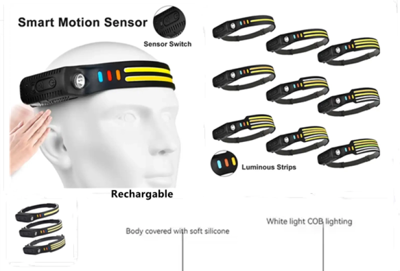 Lampara Para la Cabeza para Camping