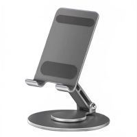 Stand metalico para Celular y Tablet, con medida 10.5 x 11.2 x 3.2 cmts