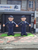 Dummy Inflable Estatico Personaje