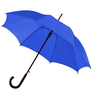 Paraguas Madera Automático de 27”,  mango curvo.