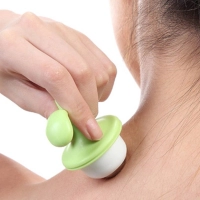 Masajeador Matera, con roller en acero inox, de 6 x 4.9 cmts