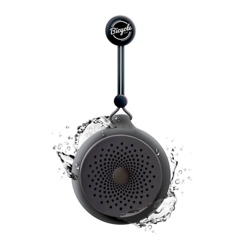 Parlante Splash, resistente al agua, con chupa, BT 5.0, de 10 x 9 x 4 cmts