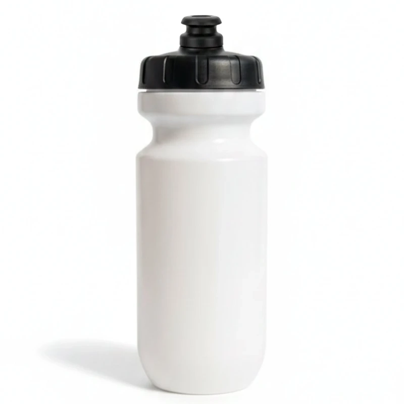 Botella profesional de Ciclismo 600 ml exprimible, tapa doble succion