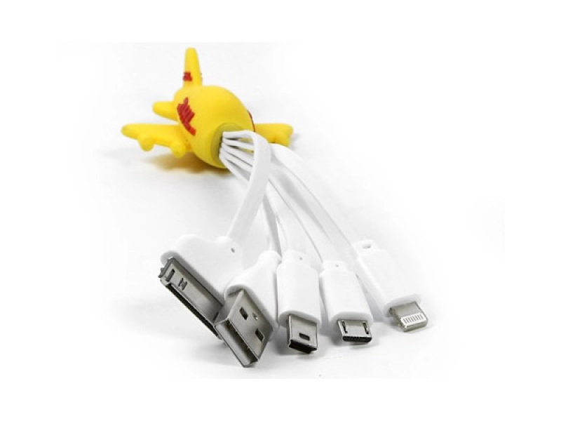 Cable Multiconector x 3 en PVC 2D en diseño personalizado