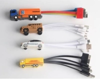 Multiconector x 3 en PVC en 3D en diseño personalizado de Camion