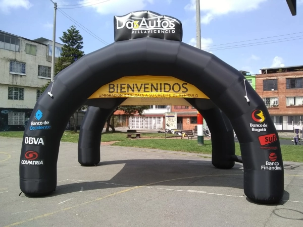 Dummy Inflable Carpa tipo Araña, de 4 metros de frente x 5 metros de largo