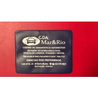 Portadocumentos Sencillo de 1 bolsillo para Soat del Carro, tamaño 11 x 8.5 cmts