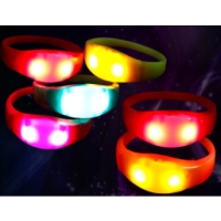 Manilla o Brazalete LED elaborado en ABS, CON Control de Voz