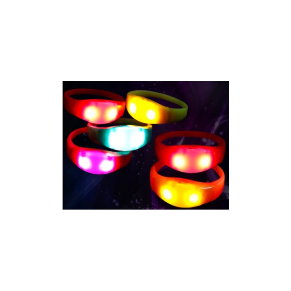 Manilla o Brazalete LED elaborado en ABS, CON Control de Voz