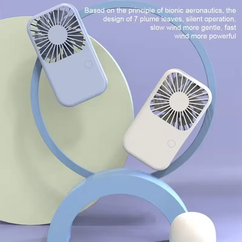 Mini Abanico Plastico, 13 x 7 x 2.5 cmts