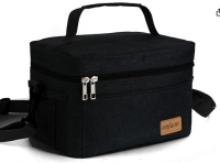 Lonchera Magnolia, en lona con forro aluminizado, 22 x 20 x 15 cmts