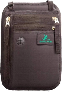 Portadocumentos Nigeria, en lona, con multiples bolsillos, 19 x 14.1 x 1 cmt