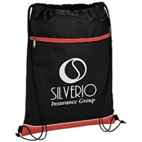 Tula bicolor Israel, bolsillo frontal con zipper, 33 x 47 cmts