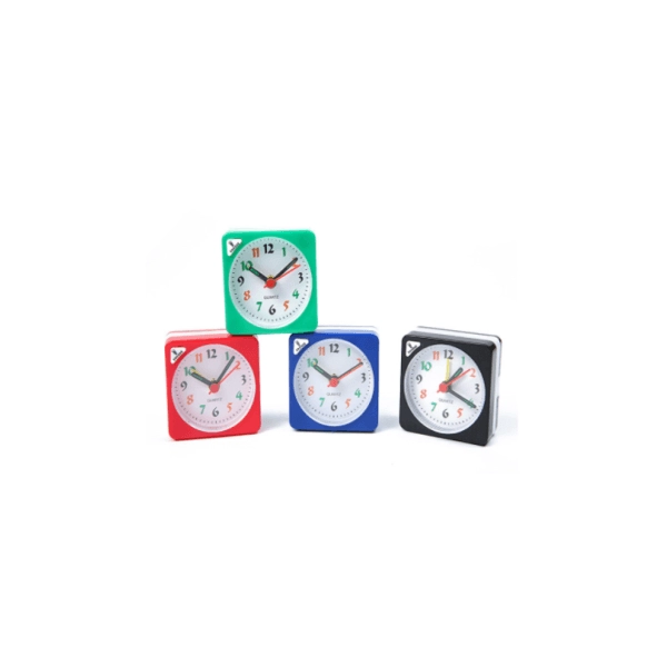 Reloj Despertador en ABS, 5.7 x 5.6 x 2.9 cmts
