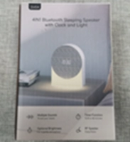 Parlante BT, con White Noise, y Luz Nocturna, en ABS, 11 x 9 x 4.6 cmts