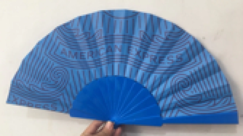 Ventilador o Abanico Manual, manija y cuerpo plasticos, de 23 x 3.5 cmts