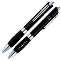 Boligrafo Balotelli, plastico, con Grip ergonómico y Clip Metalico