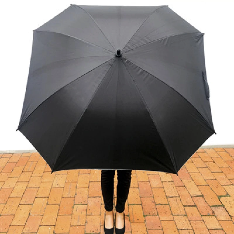Paraguas UV Cuadrado Automatico de 28", mango recto espumado