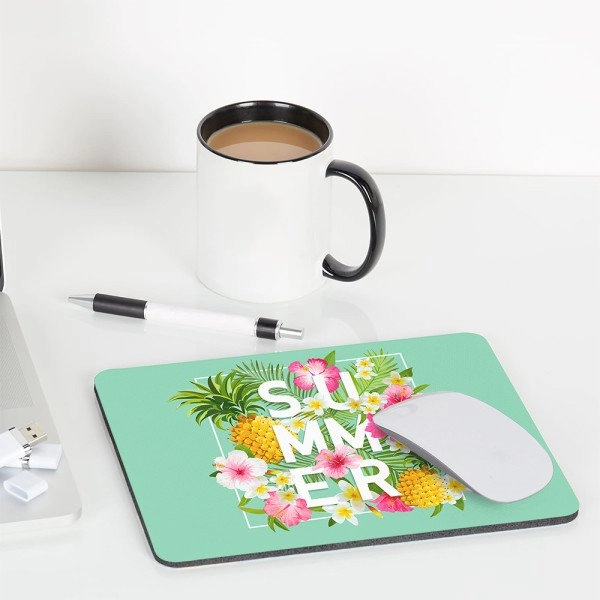 Pad Mouse elaborado en microfibra, de 180 x 220 x 2 mm, para sublimación