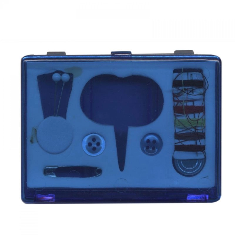 Pastillero Costurero, set de costura con 3 compartimientos, 10 x 6 x 4 cmts