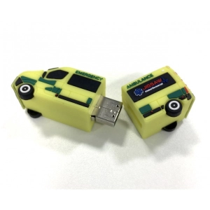 Memoria USB en PVC 3D diseño Ambulancia