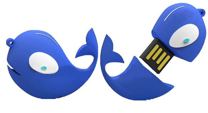 Memoria USB en PVC 2D diseño Ballena