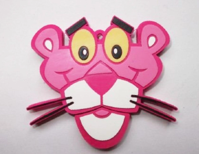 Memoria USB en PVC 2D diseño Pantera Rosa