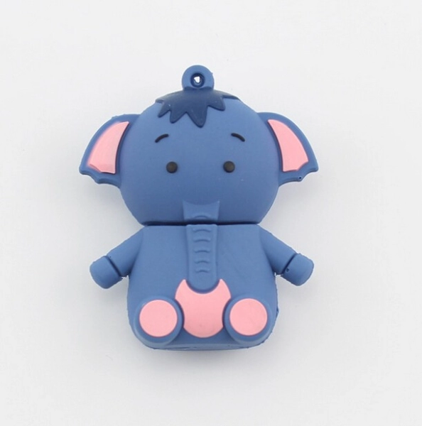 Memoria USB en PVC 3D diseño Elefante