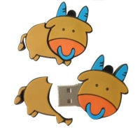 Memoria USB en PVC 2D diseño Vaca