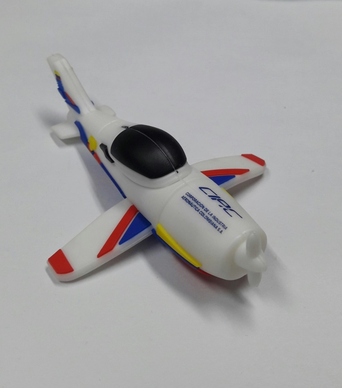 Memoria USB en PVC 3D diseño Avioneta