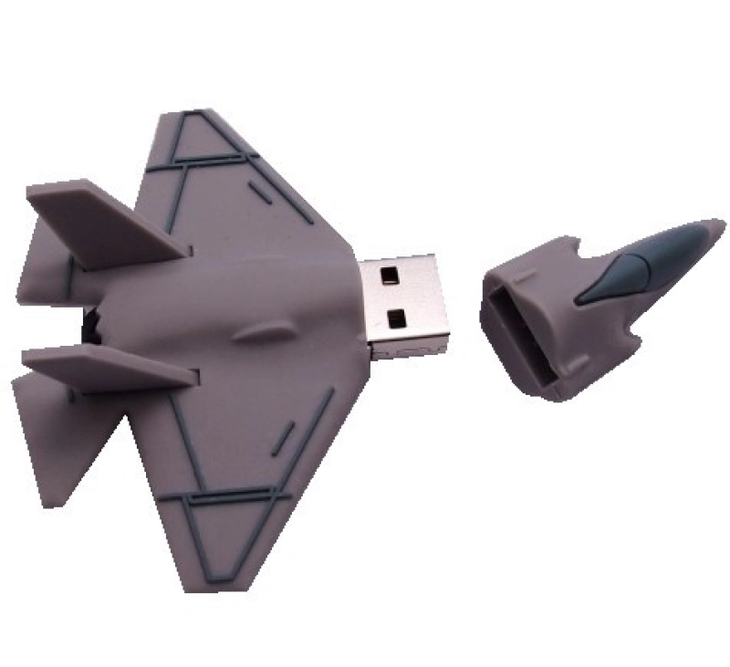 Memoria USB en PVC 3D diseño Avion de Guerra