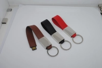 Memoria USB Brazalete en Metal y Cuero