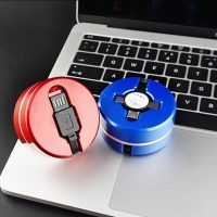 Multiconector Retractil x 3 Redondo