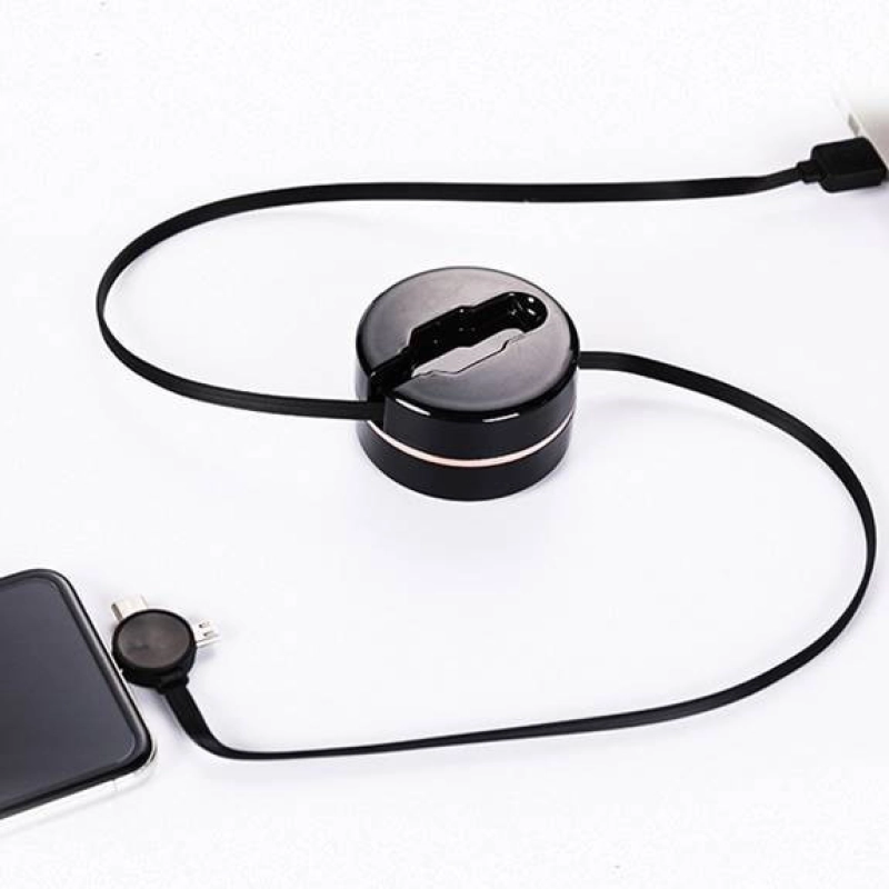 Multiconector Retractil x 3 Redondo