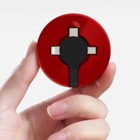 Multiconector Retractil x 3 Redondo