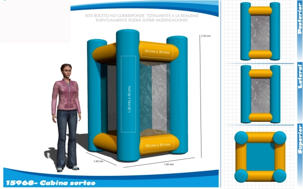 Cabina Inflable para Sorteos
