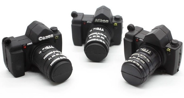 Memoria USB en PVC 3D diseño Camara Fotografica