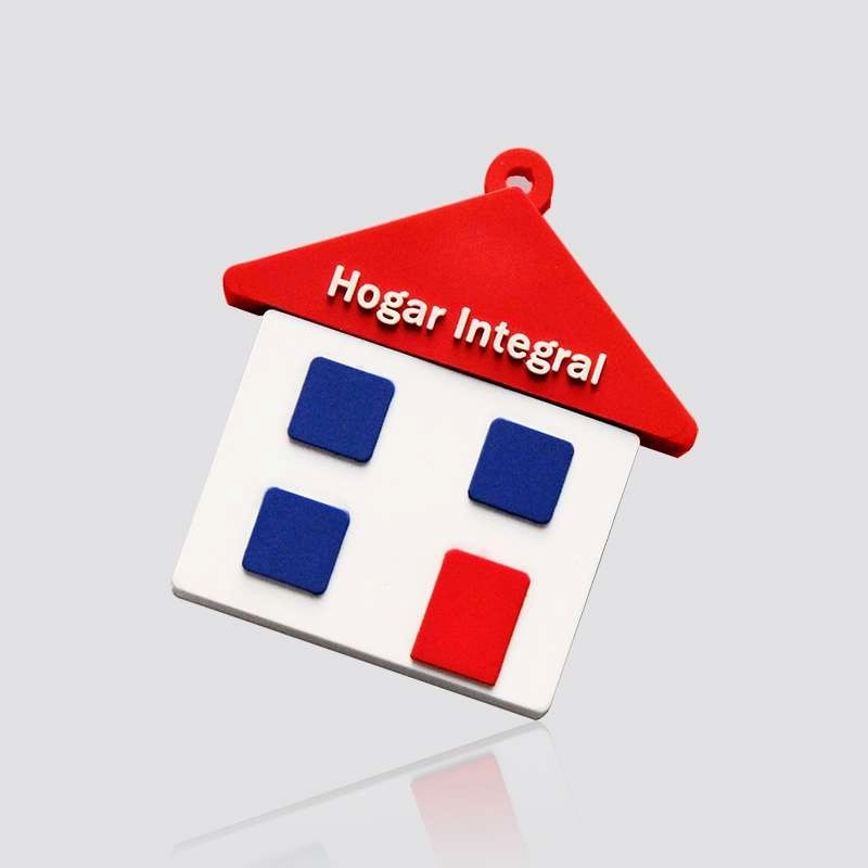 Memoria USB en PVC 2D diseño Casa