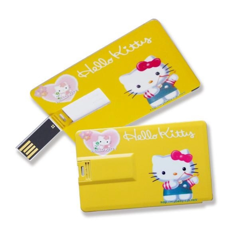 Memoria USB plastica en forma de Tarjeta