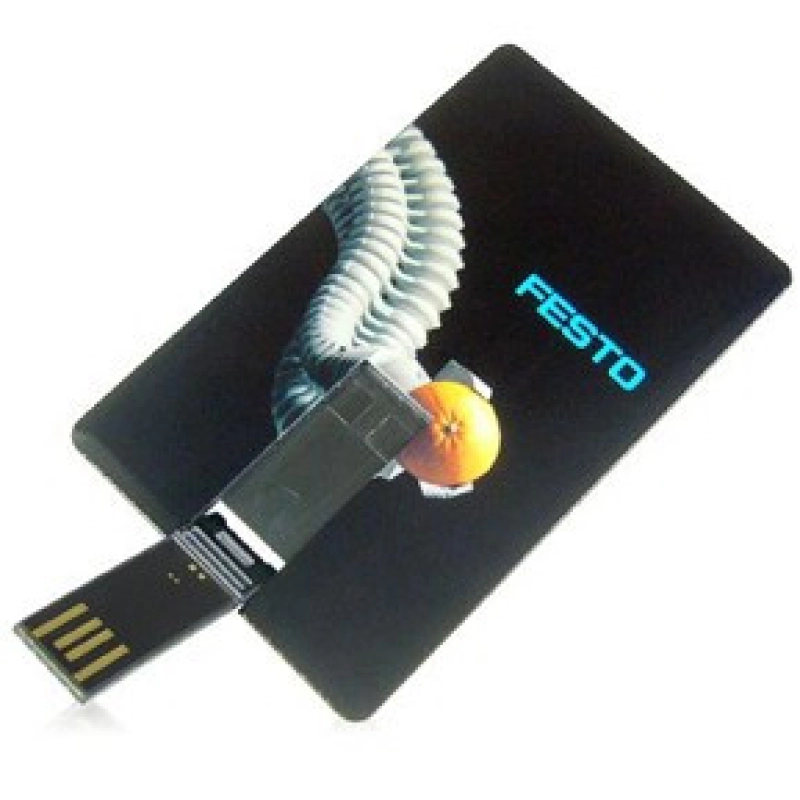 Memoria USB plastica en forma de Tarjeta