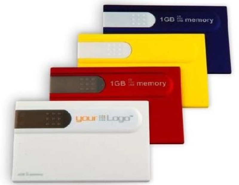 Memoria USB plastica en forma de Tarjeta
