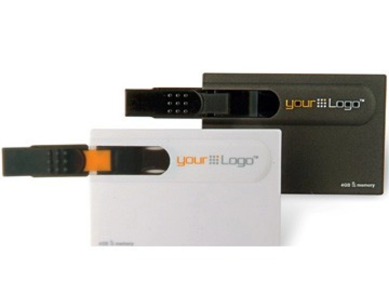 Memoria USB plastica en forma de Tarjeta