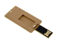 Memoria USB plastica reciclada en forma de Mini Tarjeta