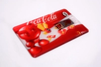 Memoria USB plastica acrilica en forma de Tarjeta