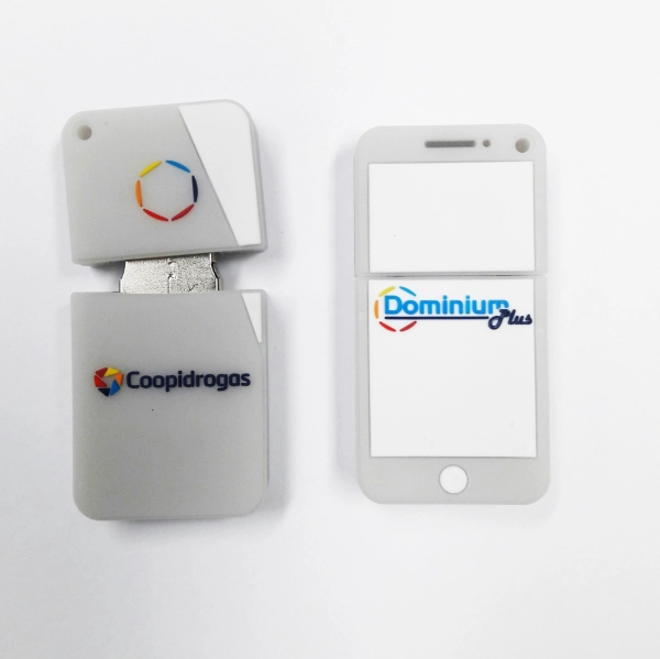 Memoria USB en PVC 2D diseño de Celular