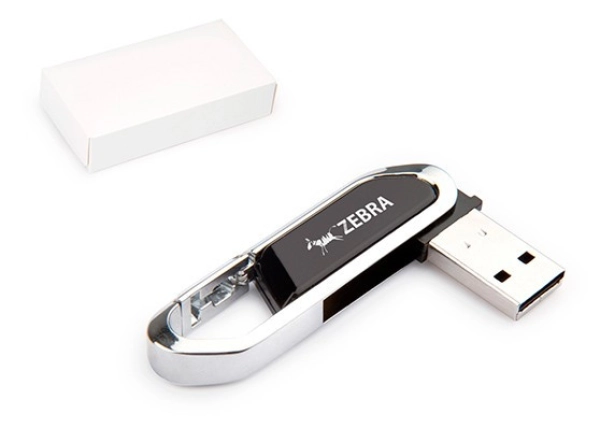 Memoria USB metalica en forma de Clip