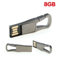 Memoria USB metalica en forma de Clip